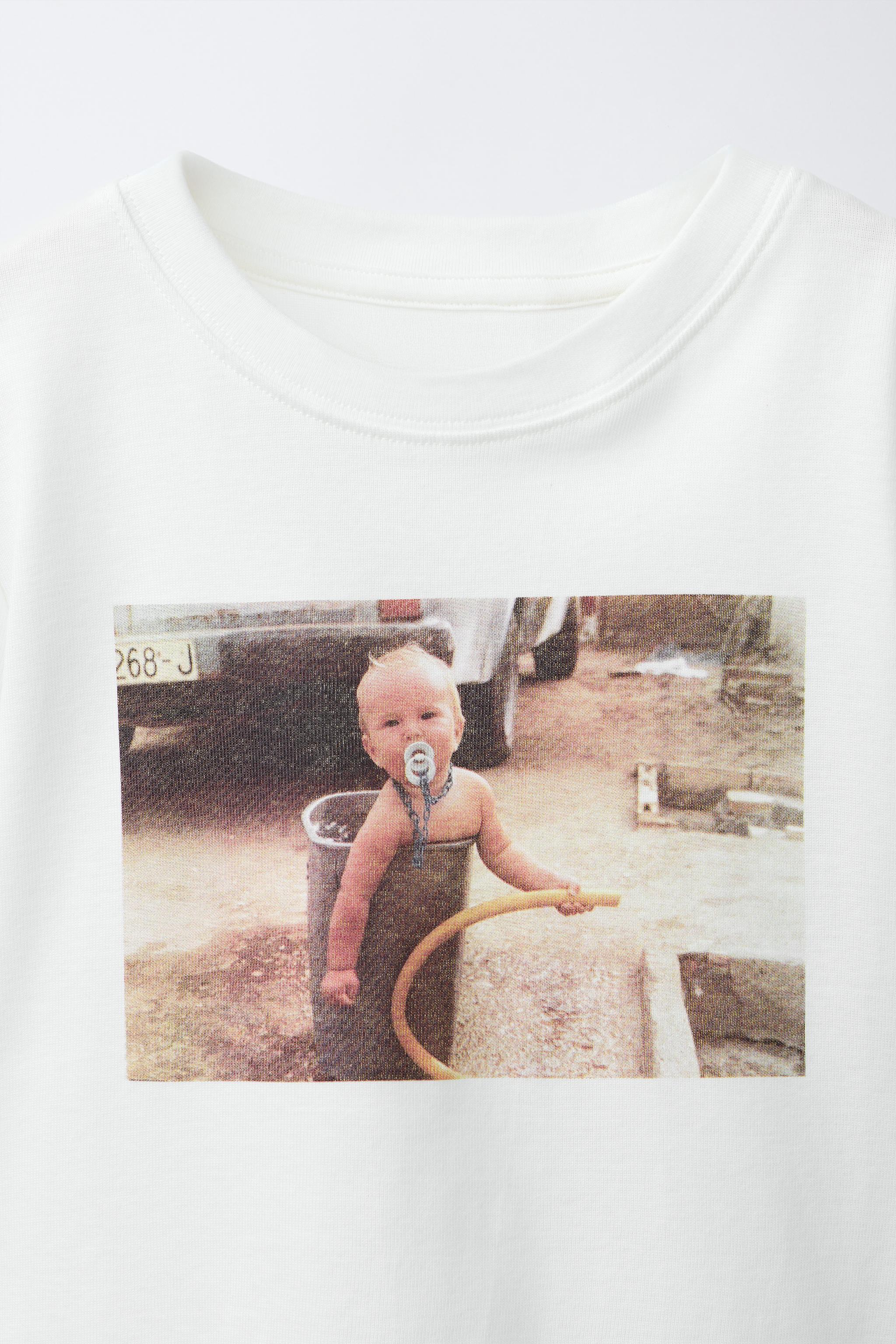 PUKAS SURF PHOTOGRAPH PRINT T-SHIRT